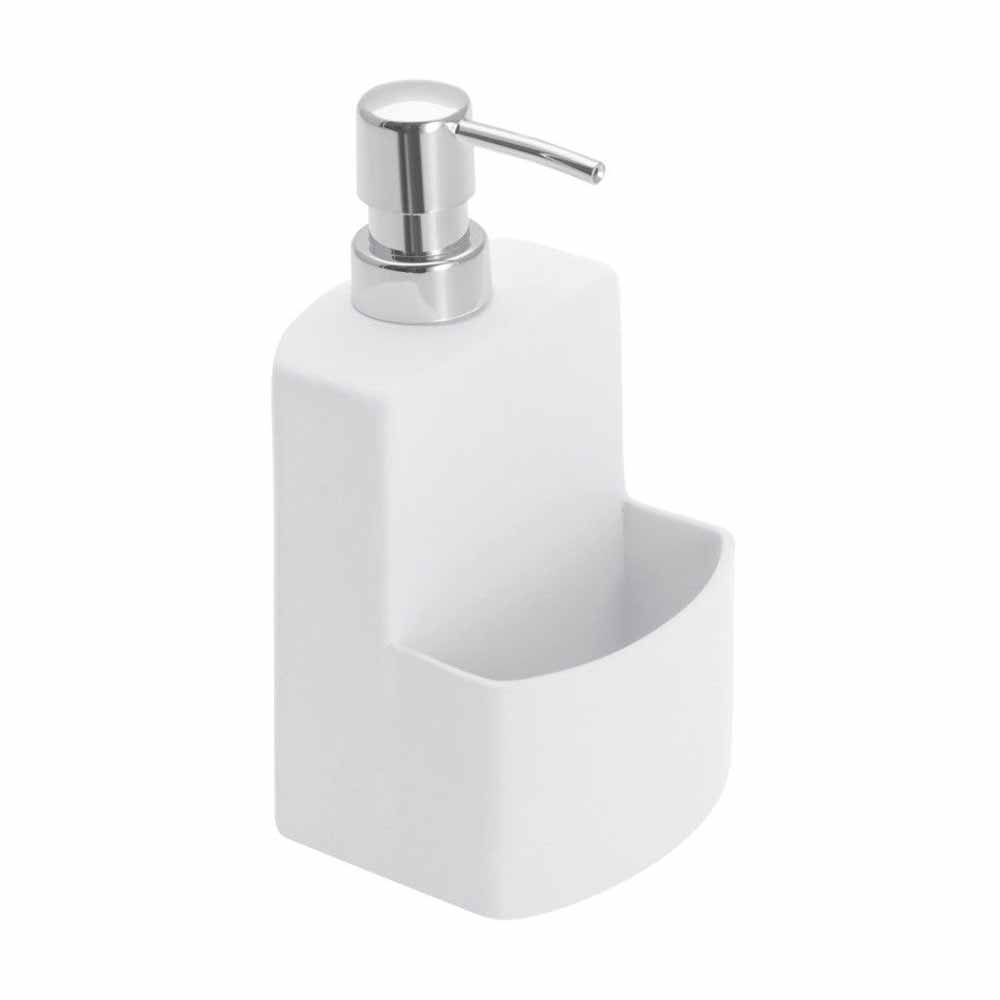 Δοχείο Υγρού Πιάτων + Θήκη Για Σφουγγάρι Wenko Festival White 3620115100