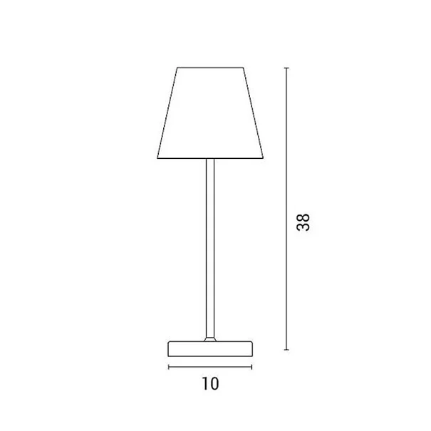 Επιτραπέζιο Φωτιστικό Επαναφορτιζόμενο LED Dimmable Eurolamp 144-70013