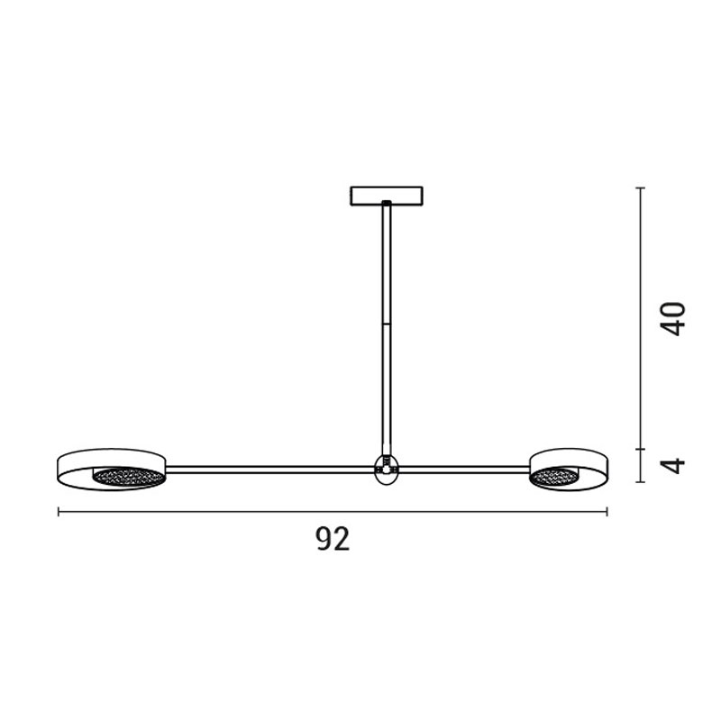 Φωτιστικό Οροφής Δίφωτο Led 3 Cct Eurolamp 144-10009 Φωτιστικά Μοντέρνα Spitishop
