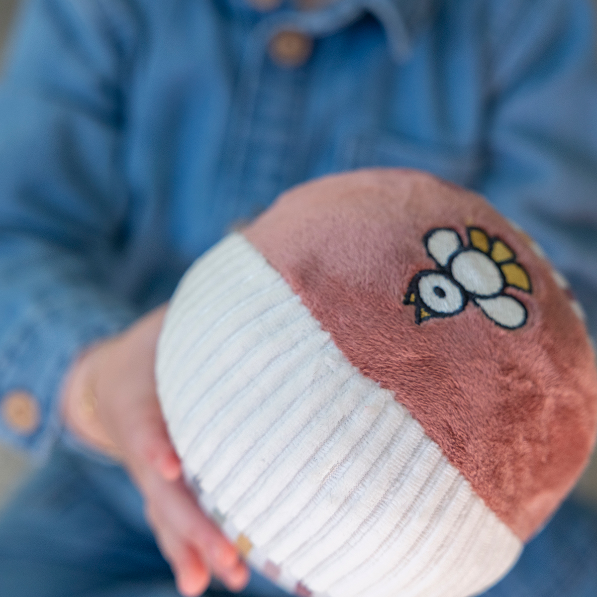 Μπάλα Δραστηριοτήτων με Ήχο Miffy Fluffy Ροζ 47-3912 Παιχνίδια Βρεφικά για Μωρά 0 - 6 Μηνών Spitishop