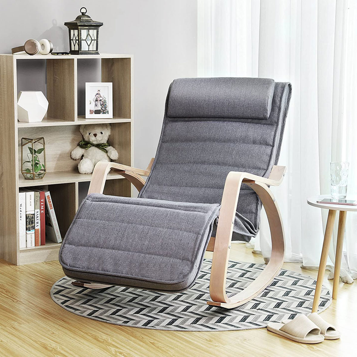 Κουνιστή Πολυθρόνα Relax (55x115x91) Songmics LYY11G