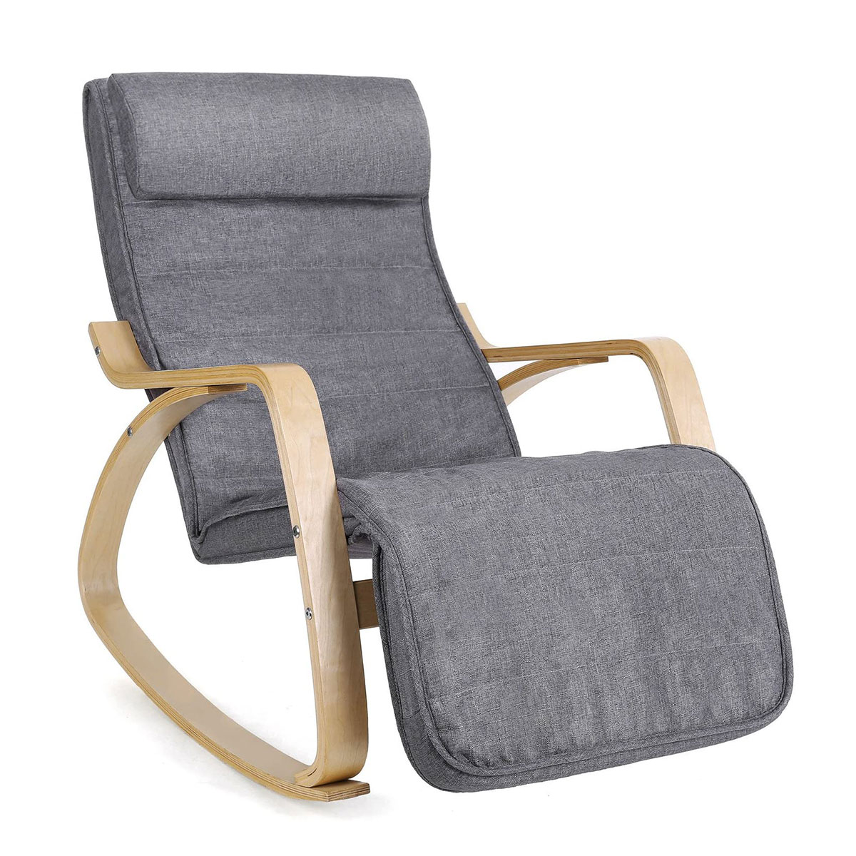 Κουνιστή Πολυθρόνα Relax (55X115X91) Songmics Lyy11G Έπιπλα Σαλονιού Πολυθρόνες Spitishop