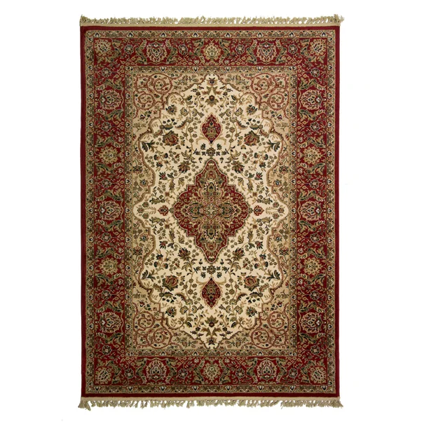 Χαλί (200x285) Βιοκαρπέτ Kirman 6802-0077 Ivory