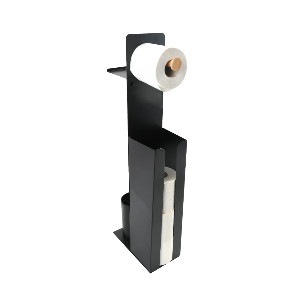 Σταντ Για Χαρτί Υγείας + Πιγκάλ Spirella Black 07490.001