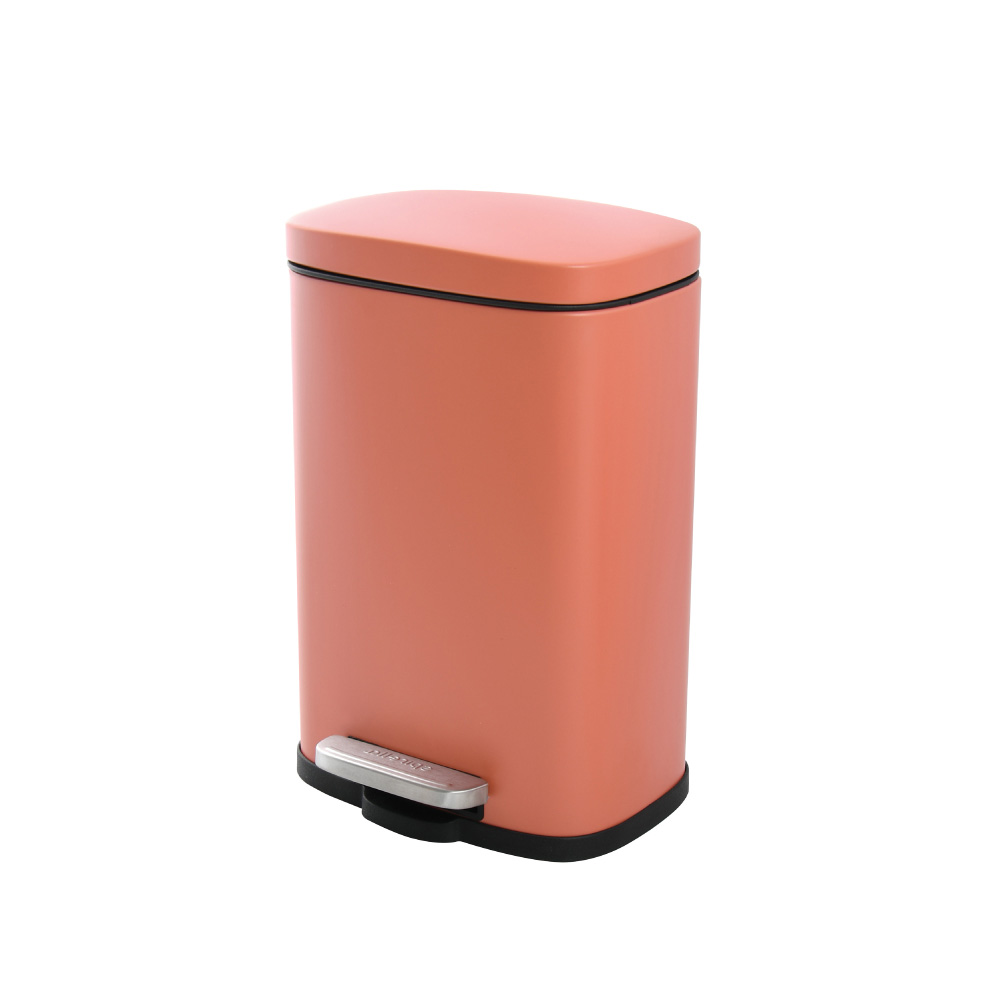 Κάδος Απορριμμάτων Μπάνιου (21.4x16.4x29.5) Spirella 5lt Akira Matte Terracotta 05398.001