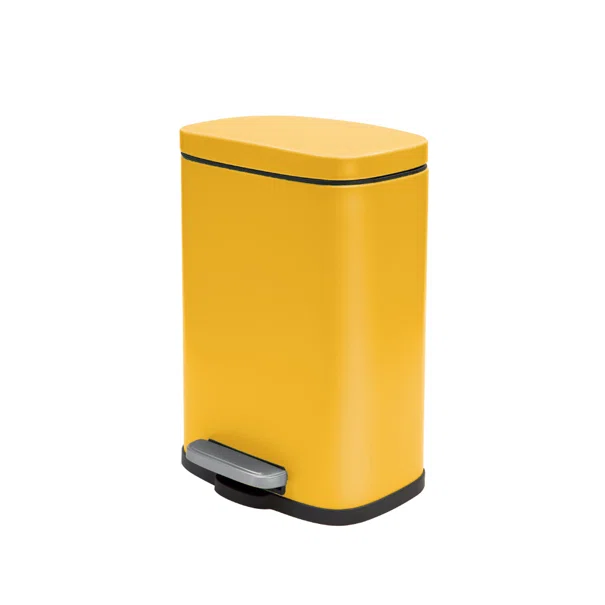Κάδος Απορριμμάτων Μπάνιου (21.4x16.4x29.5) Spirella 5lt Akira Matte Saffron 05398.002