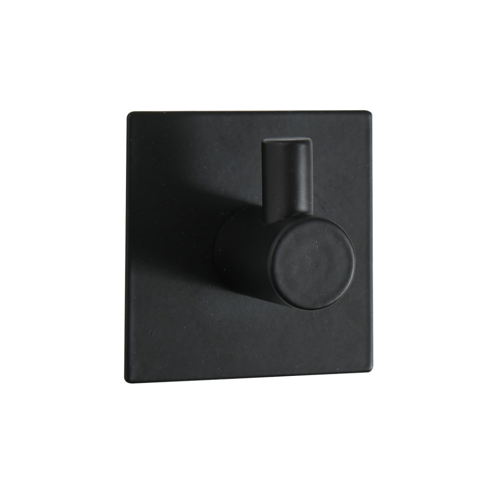 Κρεμαστράκι Τοίχου (Φ4.5) Bathdeco Meti Square Black 05241.002