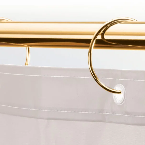 Κρίκοι Κουρτίνας Μπάνιου 12τμχ Spirella Ringo Small Gold 03822.003