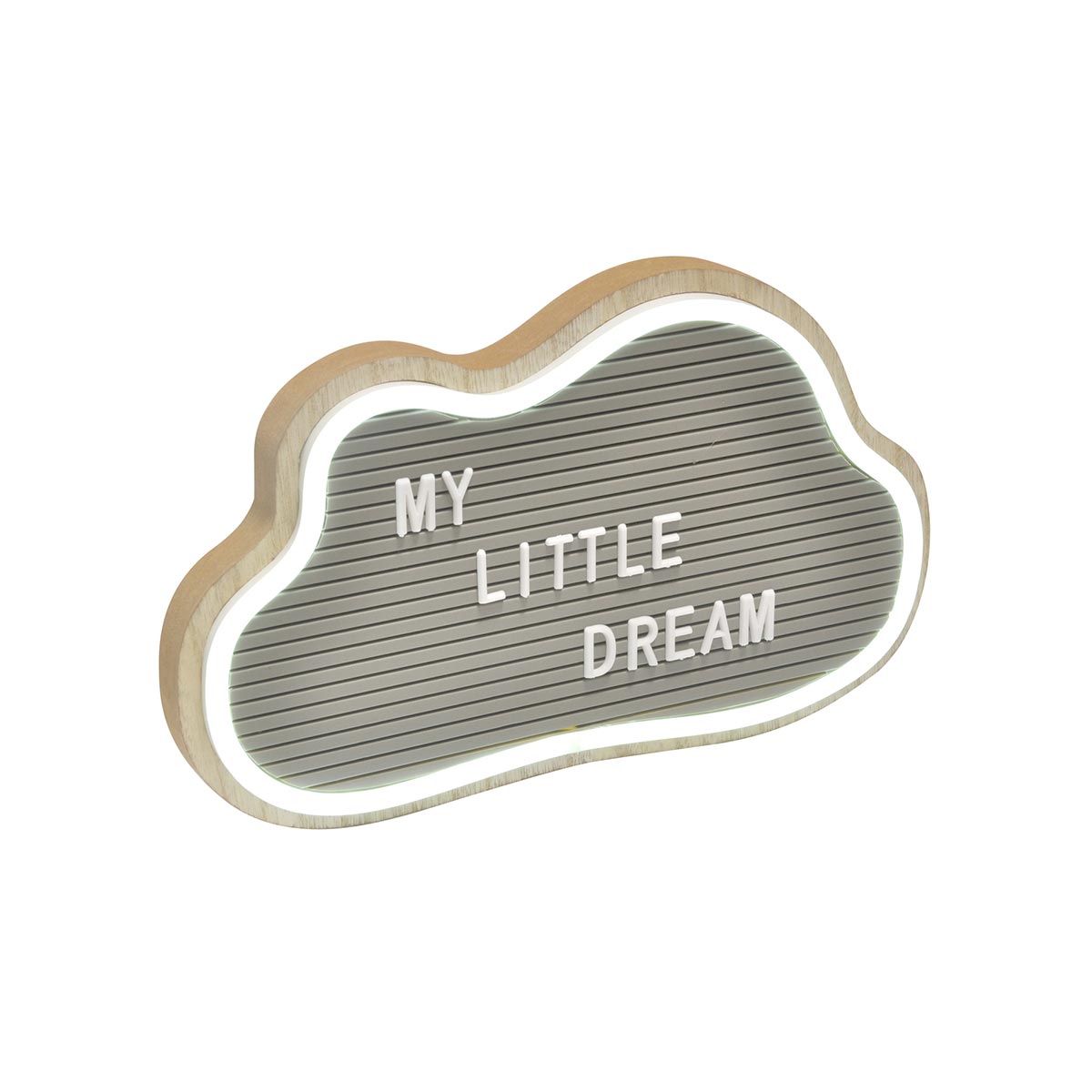 Διακοσμητικό Τοίχου Με Neon (29x18) L-C Sweet Kids Cloud 6CAD079