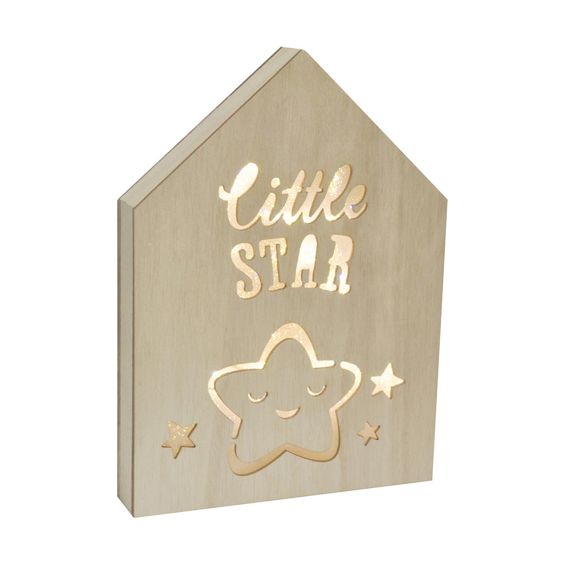 Διακοσμητικό Τοίχου Με Led L-C Sweet Kids With Star 6CAD077