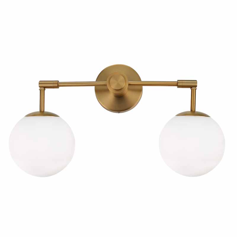 Φωτιστικό Πλαφονιέρα Aca Thetis V360502W Brass