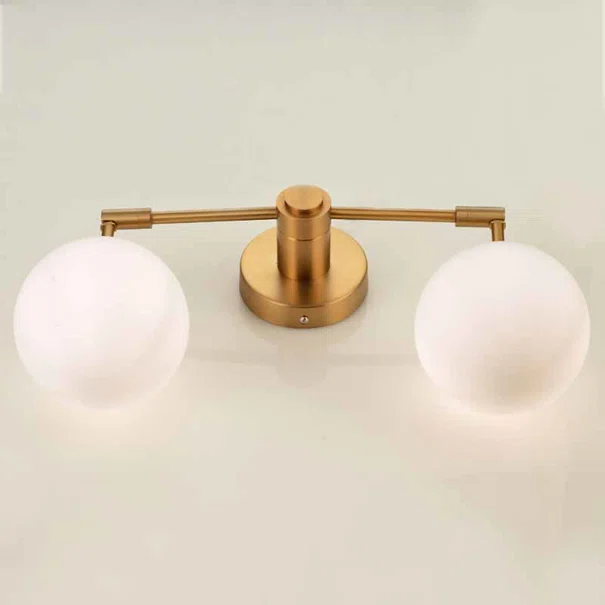 Φωτιστικό Πλαφονιέρα Aca Thetis V360502W Brass