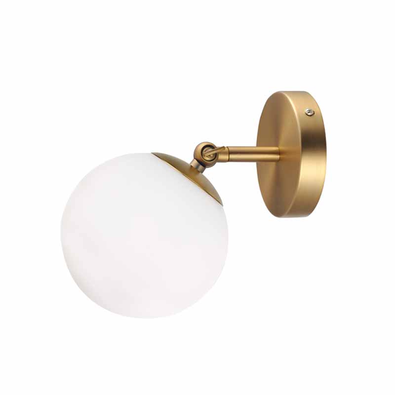 Απλίκα Τοίχου Aca Thetis V360501W Brass