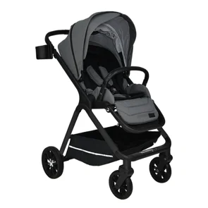Καρότσι + Τσάντα Αλλαξιέρα (0-48 Μηνών/ Έως 22kg) Bebe Stars Nammos Grey 346-186