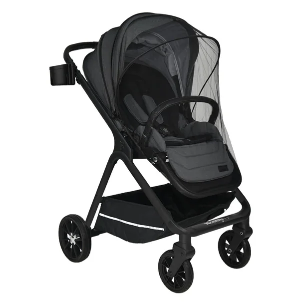 Καρότσι + Τσάντα Αλλαξιέρα (0-48 Μηνών/ Έως 22kg) Bebe Stars Nammos Grey 346-186