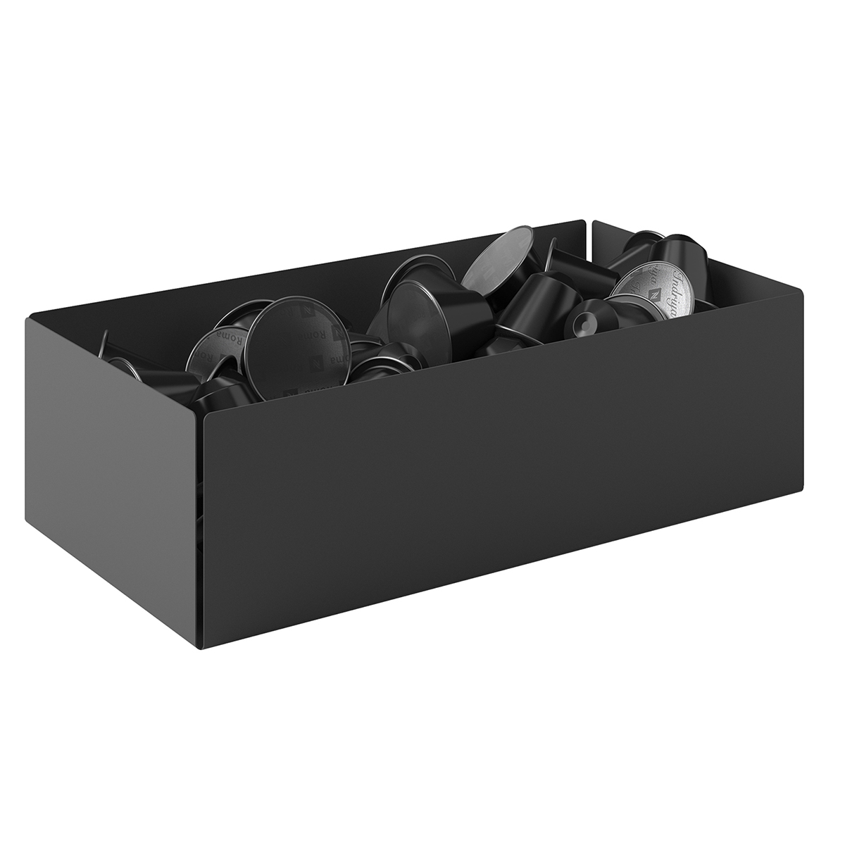 Θήκη Για Κάψουλες Καφέ (25x7.5x13) Pam & Co 117-113 Matt Anthracite