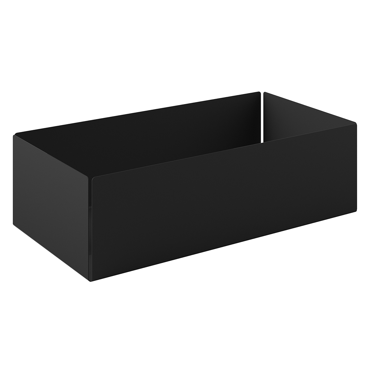 Κουτί Αποθήκευσης (25x7.5x13) Pam & Co 119-403 Matt Black