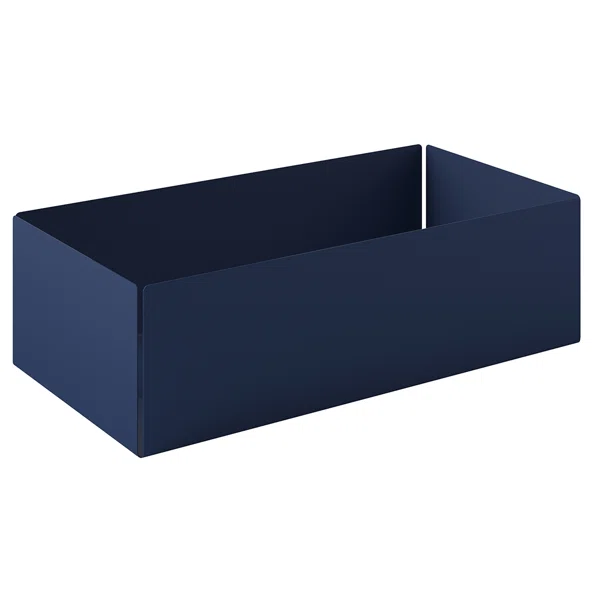 Κουτί Αποθήκευσης (25x7.5x13) Pam & Co 119-203 Matt Navy Blue