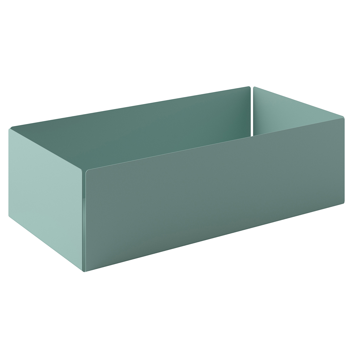 Κουτί Αποθήκευσης (25x7.5x13) Pam & Co 119-913 Matt Turquoise