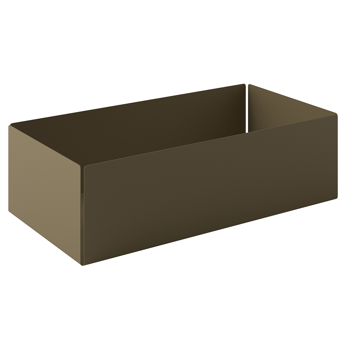 Κουτί Αποθήκευσης (25x7.5x13) Pam & Co 119-963 Matt Light Bronze