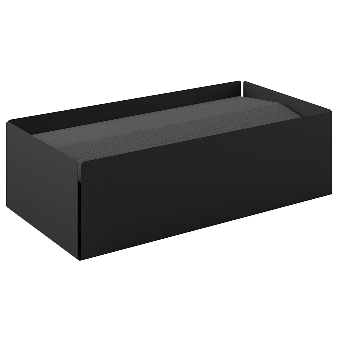 Θήκη Για Χαρτομάντηλα (25x7.5x13) Pam & Co 121-403 Matt Black