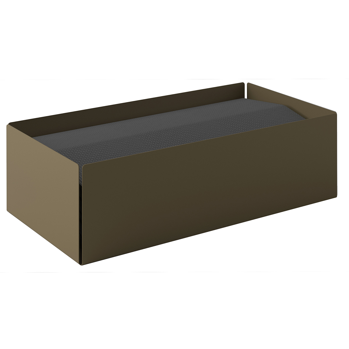 Θήκη Για Χαρτομάντηλα (25x7.5x13) Pam & Co 121-963 Matt Light Bronze