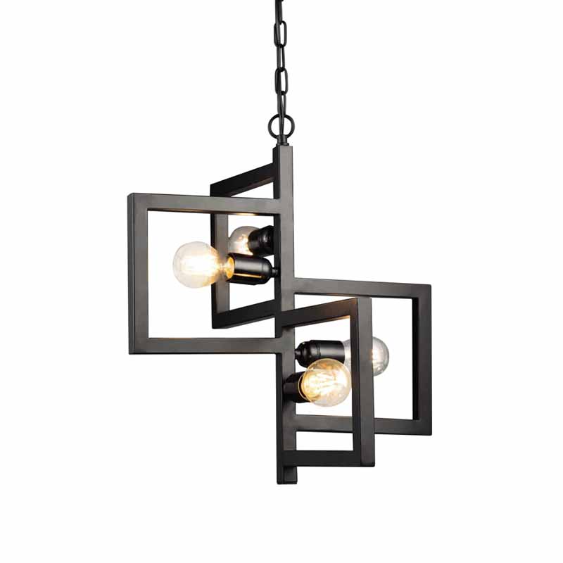 Φωτιστικό Οροφής Πολύφωτο Aca Sirius KS14254BK Black Matt