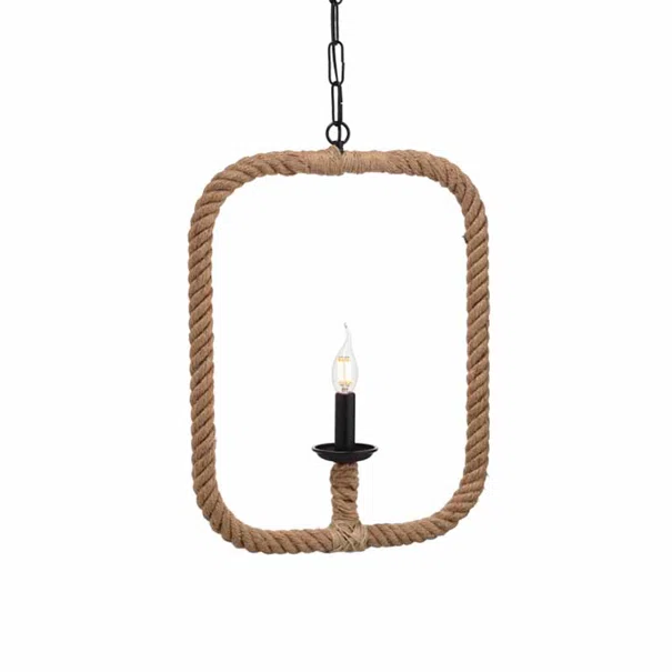Φωτιστικό Οροφής Μονόφωτο Aca 563401PRT Rope