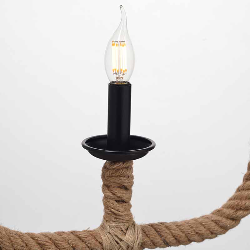 Φωτιστικό Οροφής Μονόφωτο Aca 563401PRT Rope