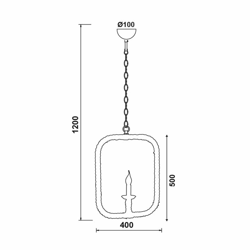 Φωτιστικό Οροφής Μονόφωτο Aca 563401Prt Rope Φωτιστικά Κρεμαστά Spitishop