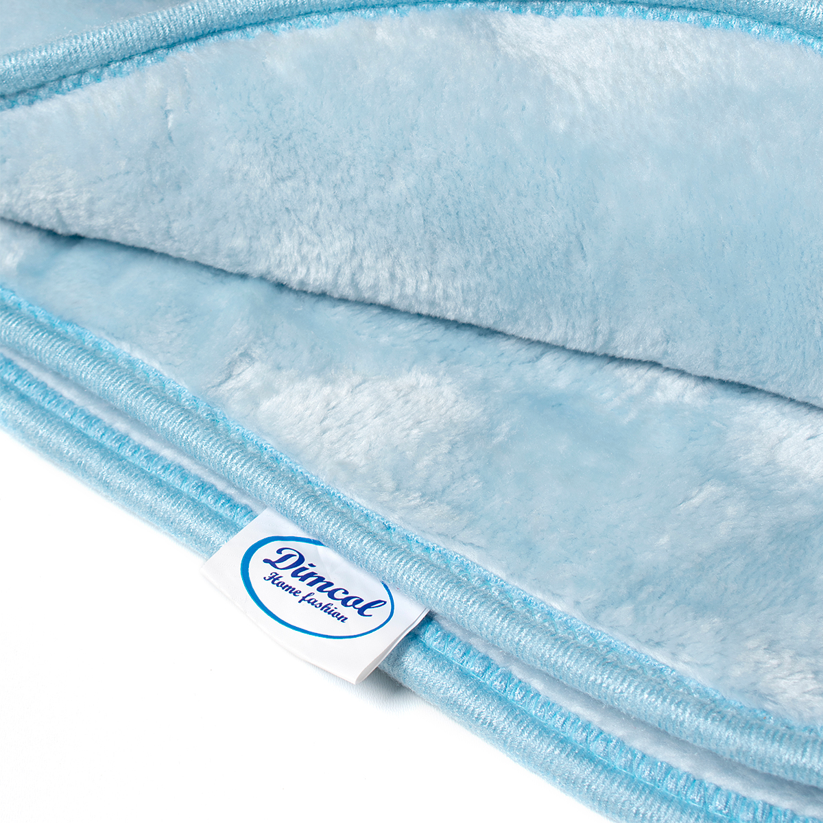 Κουβέρτα Βελουτέ Κούνιας (110X140) Dimcol Sweet Bear 11 Baby Blue Βρεφικά Προίκα Μωρού Κουβέρτες Βρεφικές Spitishop