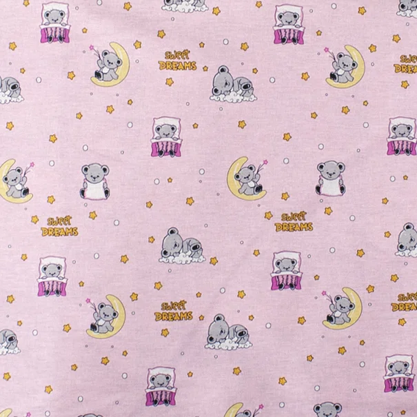 Πάνα Χασέ (80x80) Dimcol Sweet Dreams 550 Pink