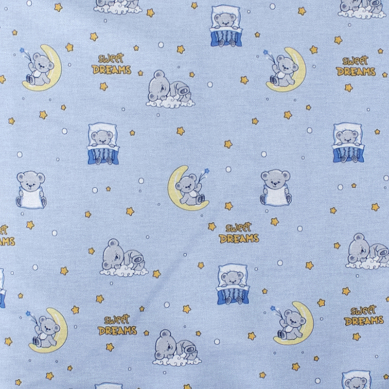 Πάνα Χασέ (80x80) Dimcol Sweet Dreams 551 Sky Blue