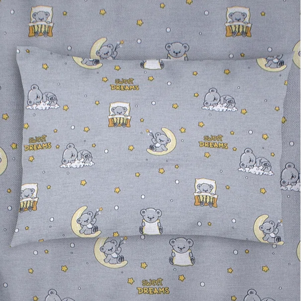Μαξιλαροθήκη (50x70) Dimcol Sweet Dreams 552 Grey