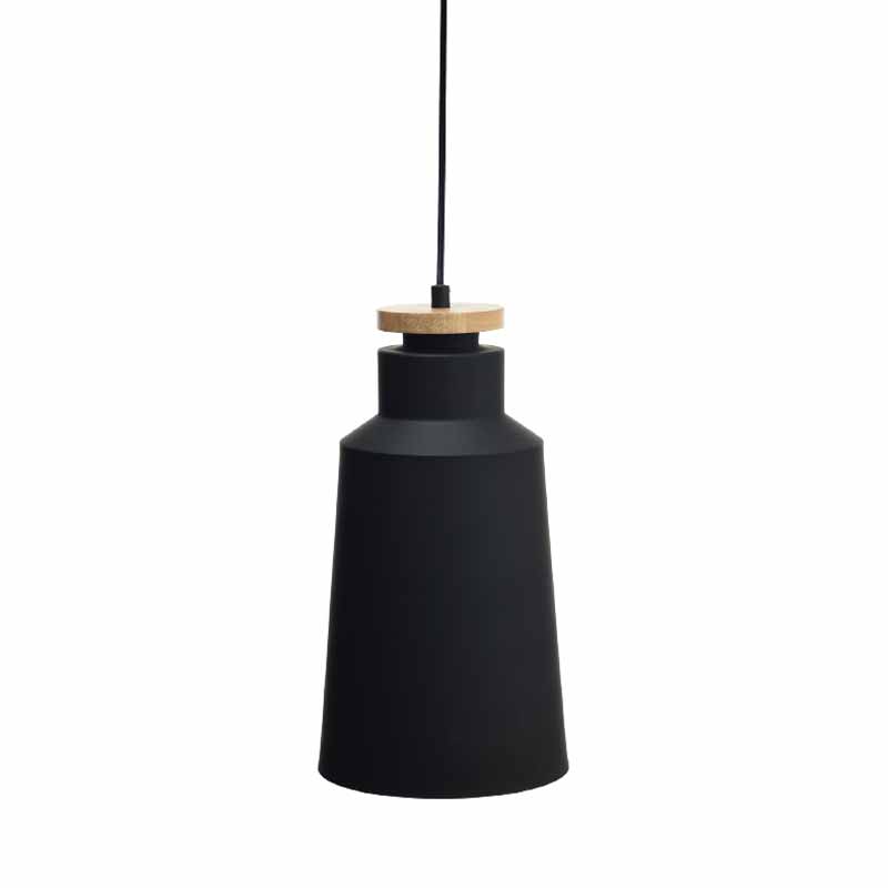 Φωτιστικό Οροφής Μονόφωτο Aca Aeneas KS1987PBW Black Matt
