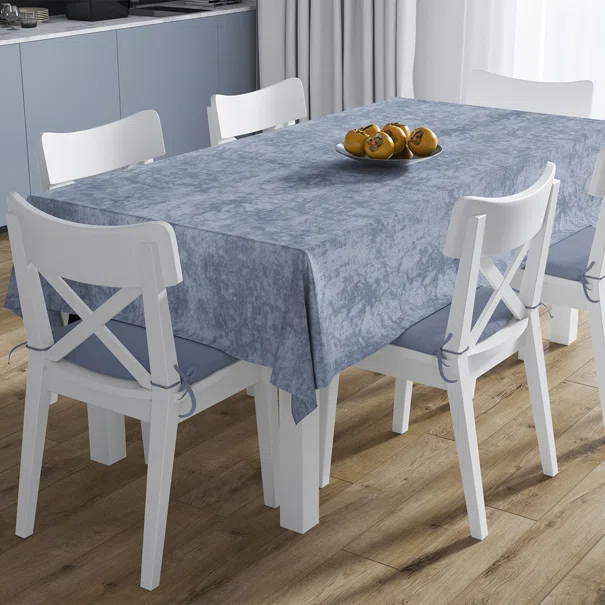Αλέκιαστο Τραπεζομάντηλο (140x180) Dimcol Panama Shadow Sky Blue