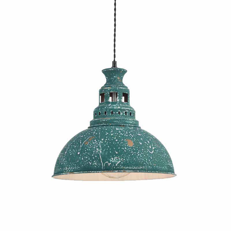 Φωτιστικό Οροφής Μονόφωτο Aca Nevada KS198435PTR Antique Green
