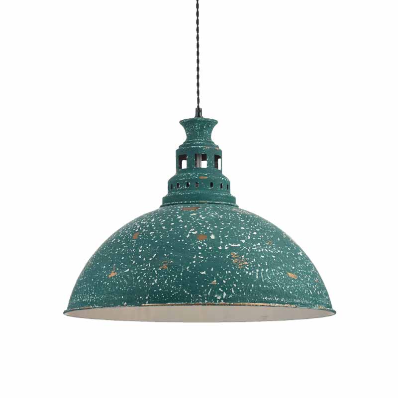 Φωτιστικό Οροφής Μονόφωτο Aca Nevada KS198450PTR Antique Green