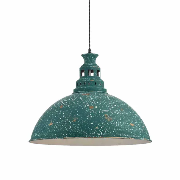 Φωτιστικό Οροφής Μονόφωτο Aca Nevada KS198450PTR Antique Green