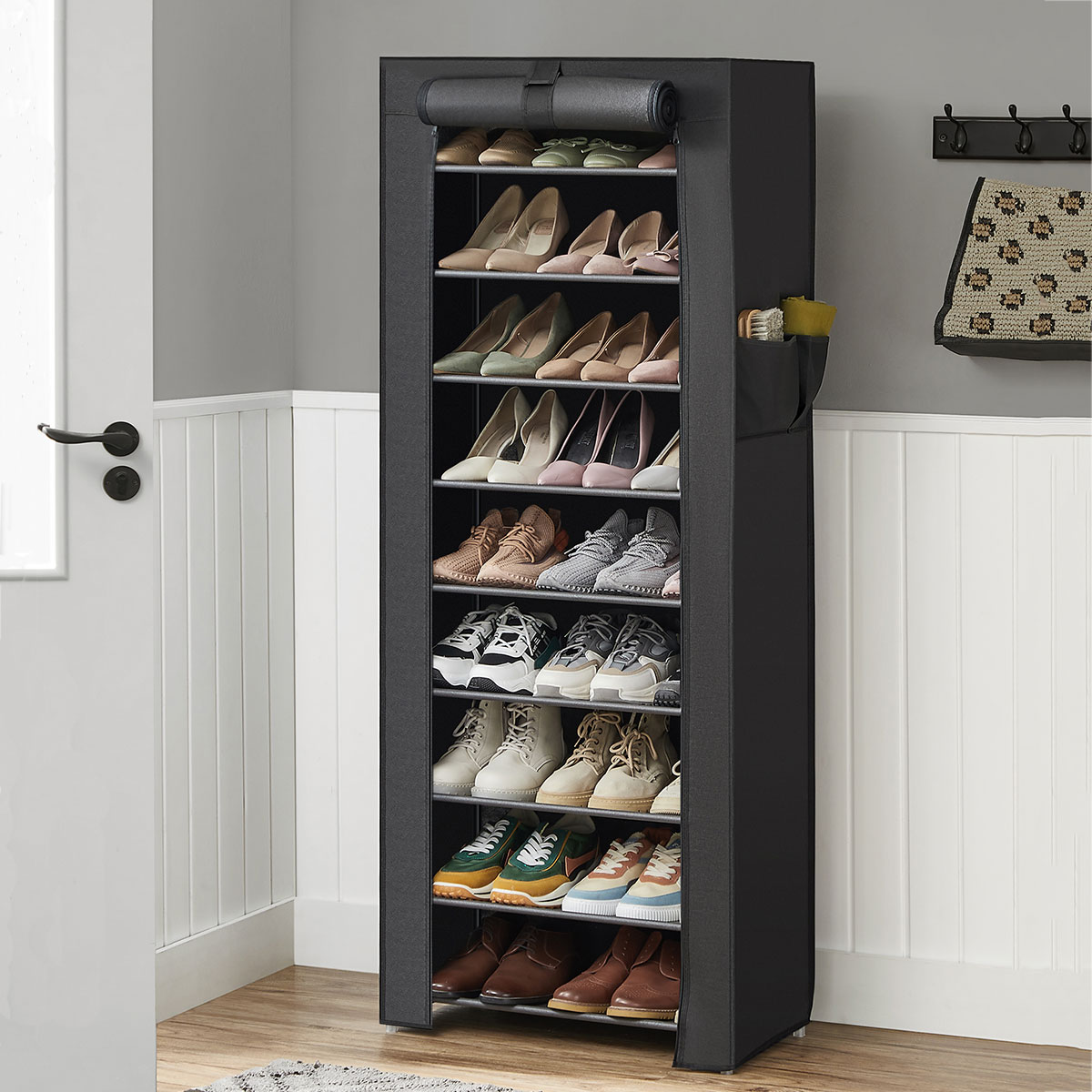 Παπουτσοθήκη 27 Θέσεων Υφασμάτινη (58x28x160) Songmics RXJ10H01V1