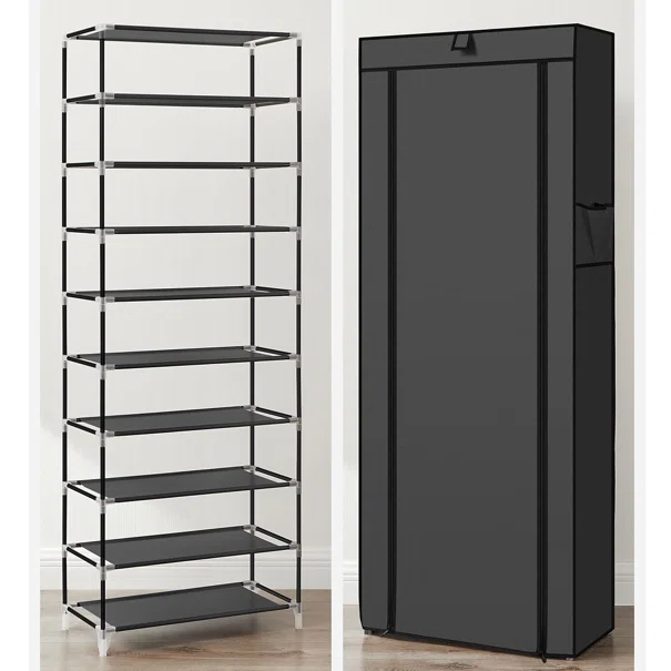 Παπουτσοθήκη 27 Θέσεων Υφασμάτινη (58x28x160) Songmics RXJ10H01V1