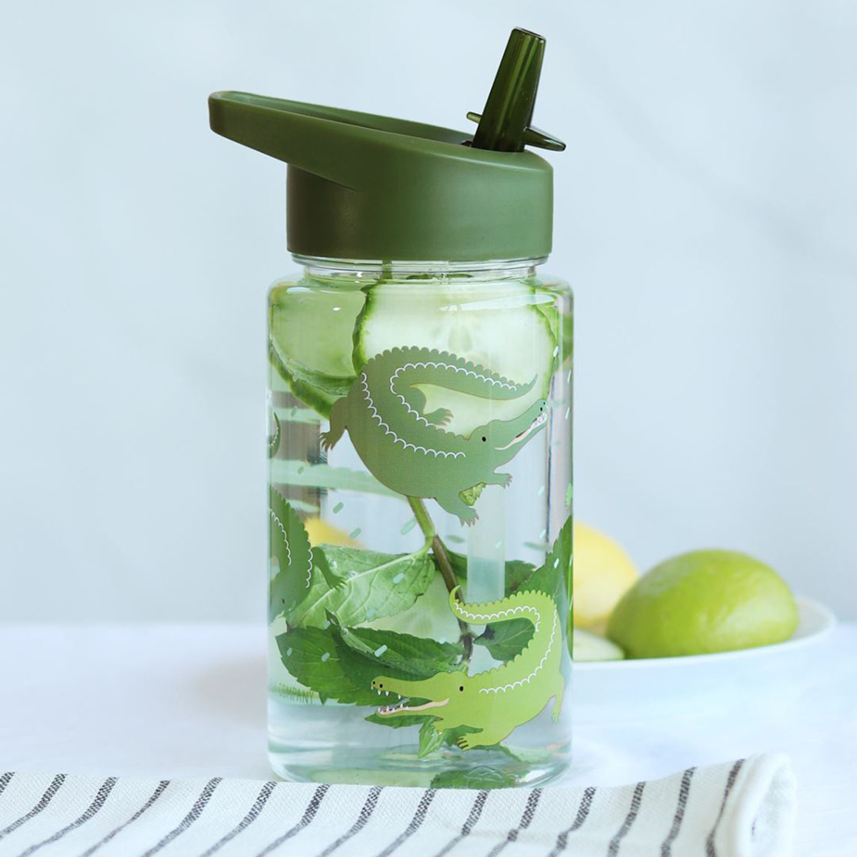 Παγούρι 450Ml με Καλαμάκι Α Little Lovely Company Crocodiles Dbcrgr63 Παιδικά Είδη Φαγητού & Αξεσουάρ Σερβιρίσματος Μπουκάλια Παγούρια Spitishop