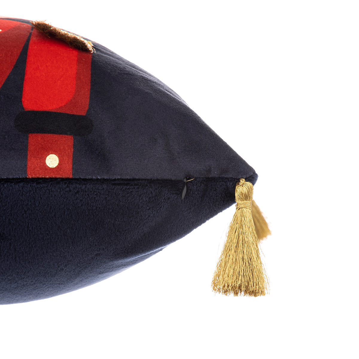 Χριστουγεννιάτικο Μαξιλάρι Βελουτέ (40X40) A-S Nutcracker 183775 Χριστουγεννιάτικα Spitishop Λευκά Είδη Spitishop
