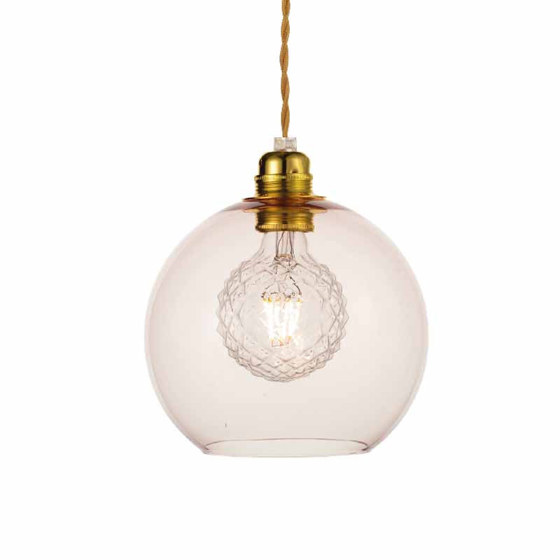 Φωτιστικό Οροφής Μονόφωτο Aca Pythia V3643320LP Gold/Pink