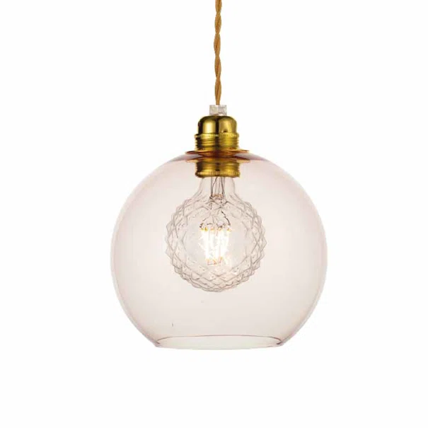 Φωτιστικό Οροφής Μονόφωτο Aca Pythia V3643320LP Gold/Pink