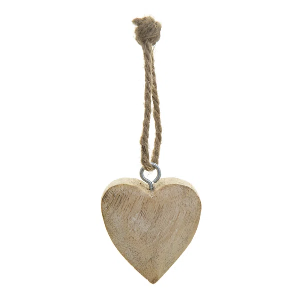 Στολίδι Χριστουγεννιάτικο (6εκ.) A-S Heart Wood 162940R