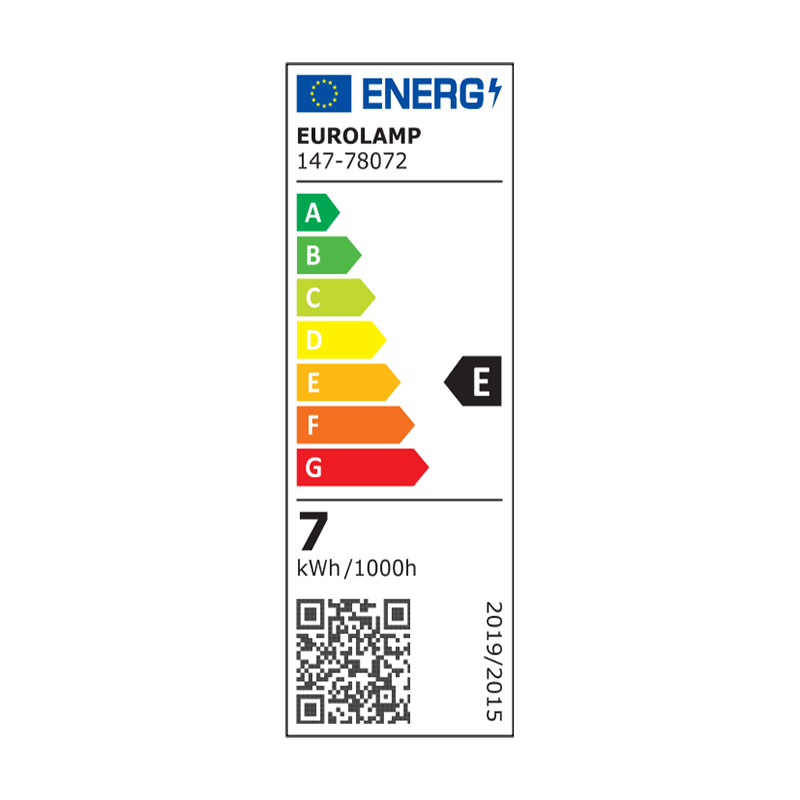 Λάμπα LED Eurolamp E27/7W/3000K/806Lm 147-78072