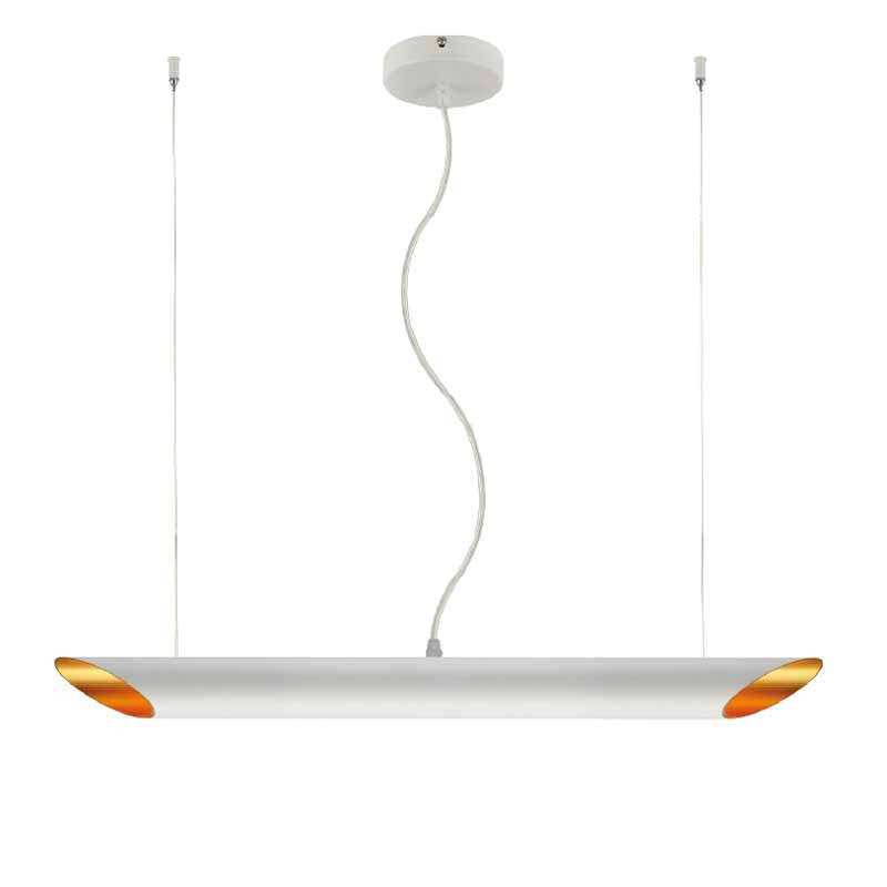 Φωτιστικό Οροφής Δίφωτο Aca Titan V362952PWG White Matt