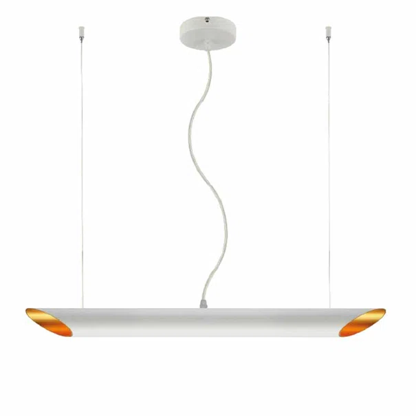 Φωτιστικό Οροφής Δίφωτο Aca Titan V362952PWG White Matt
