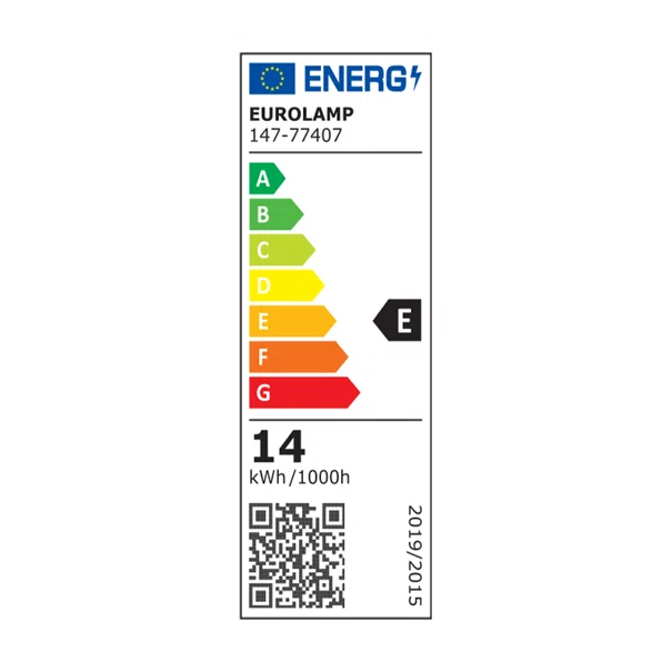 Λάμπα LED Eurolamp E27/18W/4000K/1500Lm 147-77407